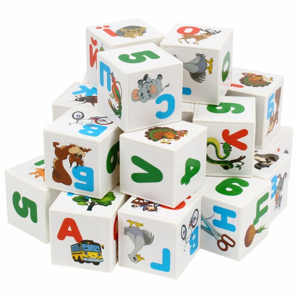 Фото, Відеоогляди іграшка кубики "абетка+ арифметика технок", арт.2728