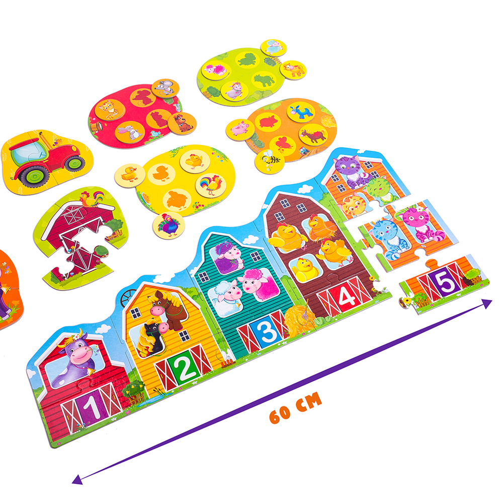 Фото, Видеообзоры великий розвиваючий набір 3 в 1 «ферма» vt2901-03