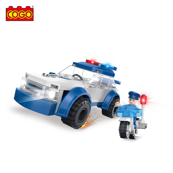 Конструктор COGO 4185 поліцейська машина 272дет