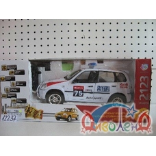 Машина 9125-2 (12шт) р/у, аккум, Автоспорт, звук, свет, открываются двери и багажник, в кор-ке, 38-1