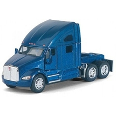 Машинка металева KINSMART KT 5357 W (96шт) 5'' KENWORTH T700, открываются двери, 4 цвета