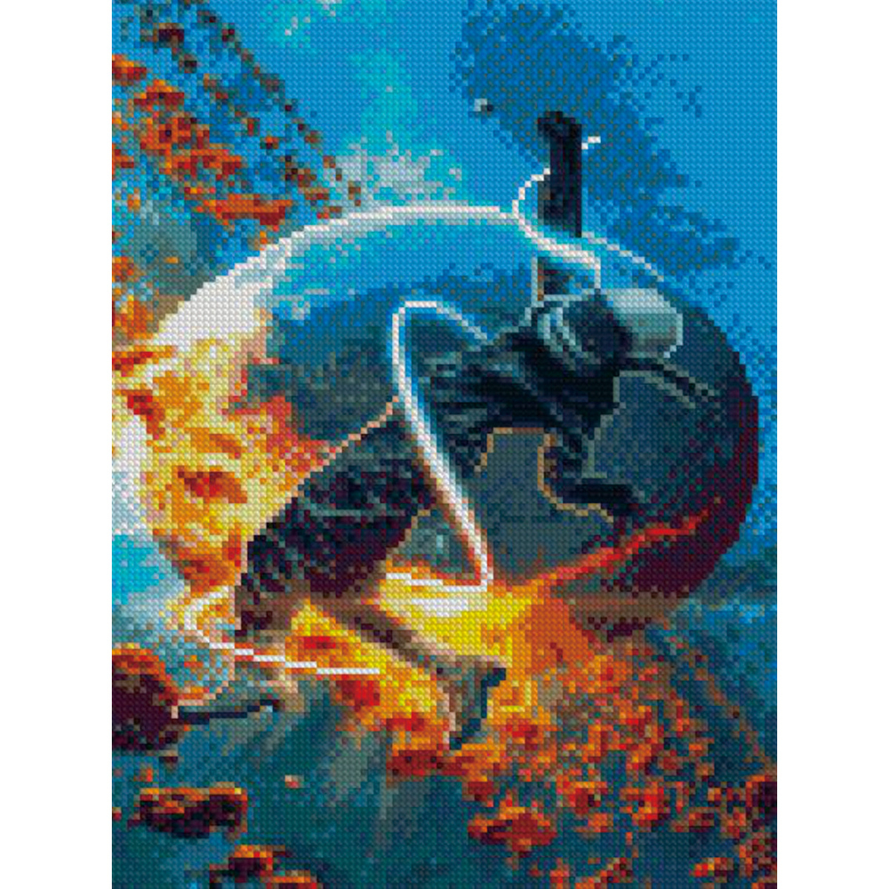 Фото, Відеоогляди алмазна мозаїка strateg преміум космічна невагомість 30х40 см hx117