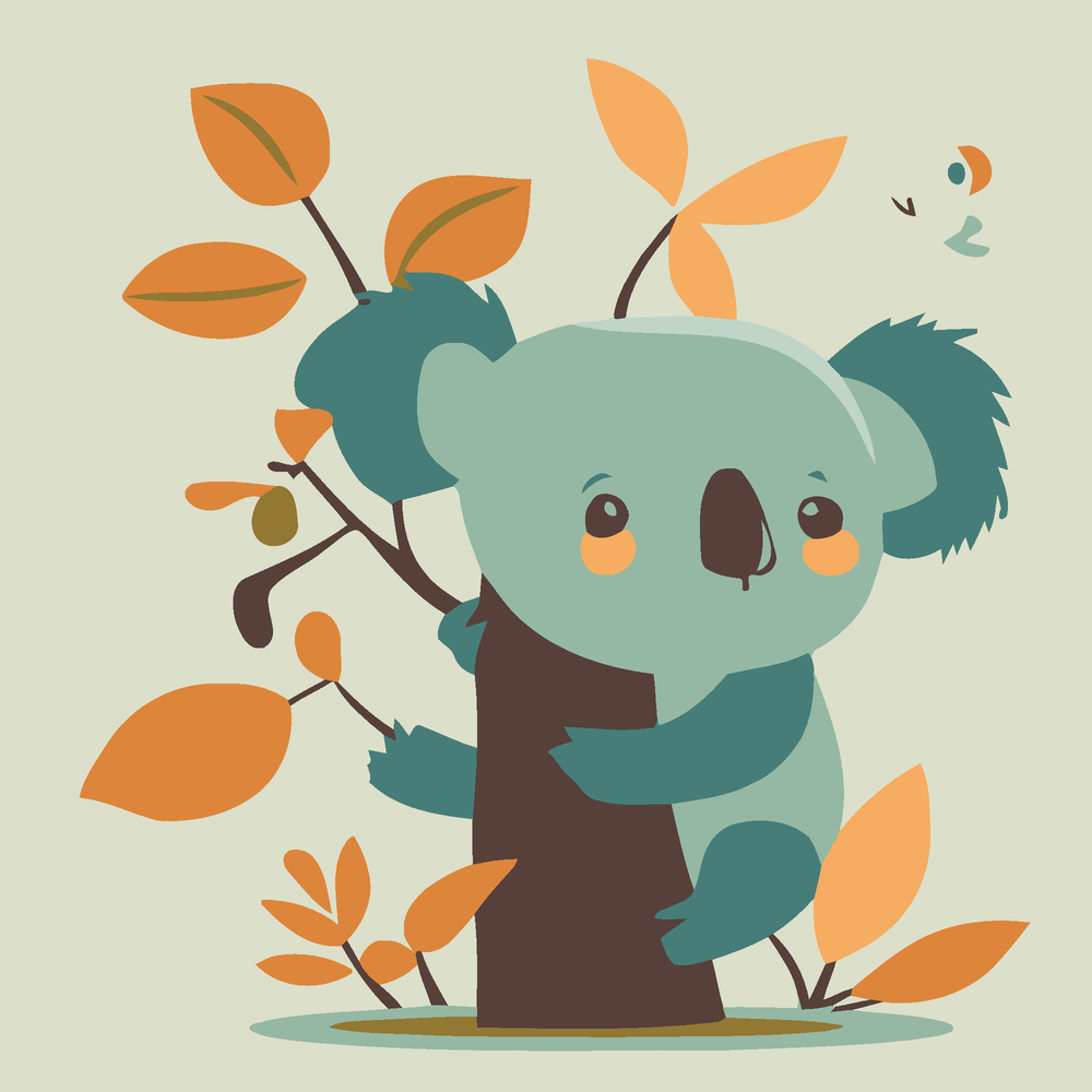 Фото, Видеообзоры картина за номерами strateg коала на гілці розміром 20х20 см (hh7091)