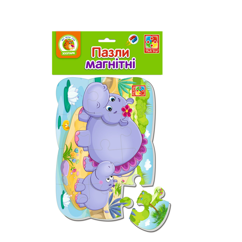 Фото, Відеоогляди магнітні пазли а5 «бегемотики» vt3205-76