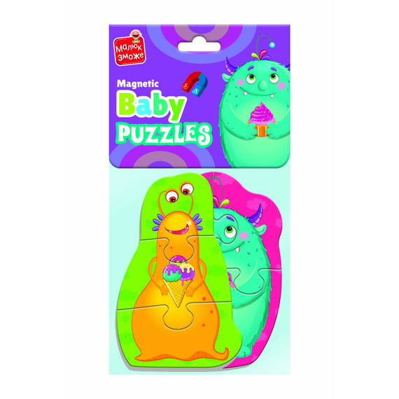 Магнітні бебі пазли «Монстрики»