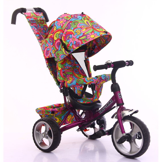 Велосипед триколісний TILLY Trike T-344-2 Малиновий /1/