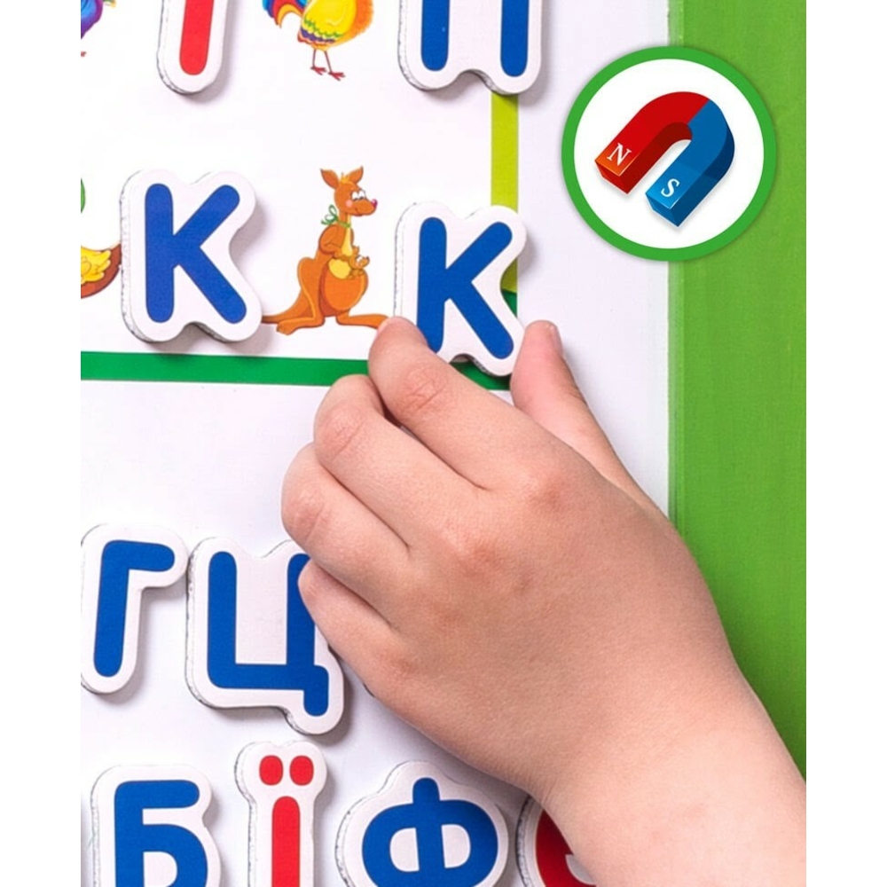 Фото, Видеообзоры абетка на магнітах vt5411-03