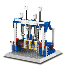 Конструктор електромеханічний Паровий двигун 4в1 296 деталей Wange 1404