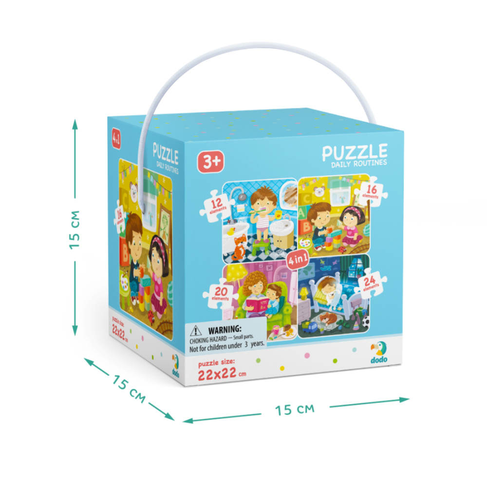 Фото, Відеоогляди пазл 4в1 dodo мій день