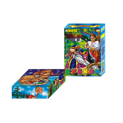 Фото, Відеоогляди іграшка кубики "українські  народні казки технок", арт.1141