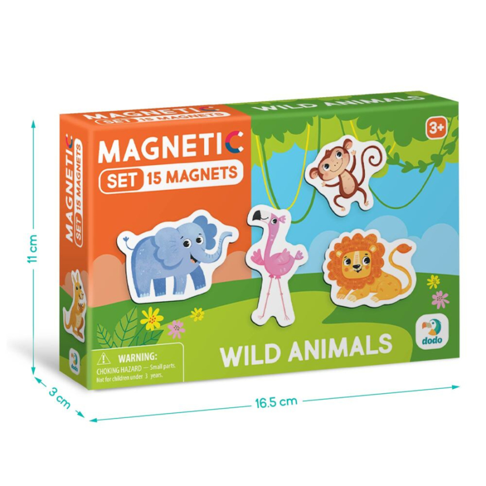 Фото, Видеообзоры набір магнітів dodo дикі тварини