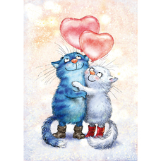 Картина за номерами Strateg ПРЕМІУМ Парочка з лаком розміром 30х40 см SS-6379