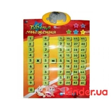 Таблица умножения F5-3/439020U интерактивный плакат кор.44,5*4*10 /72/