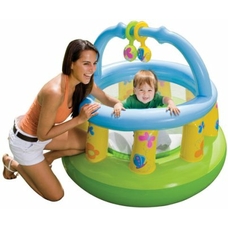 Манеж дитячий 48474 (3шт) надувной, круглый, 130-104см Манеж дитячий 48474 (3шт) надувной, круглый, 130-104см