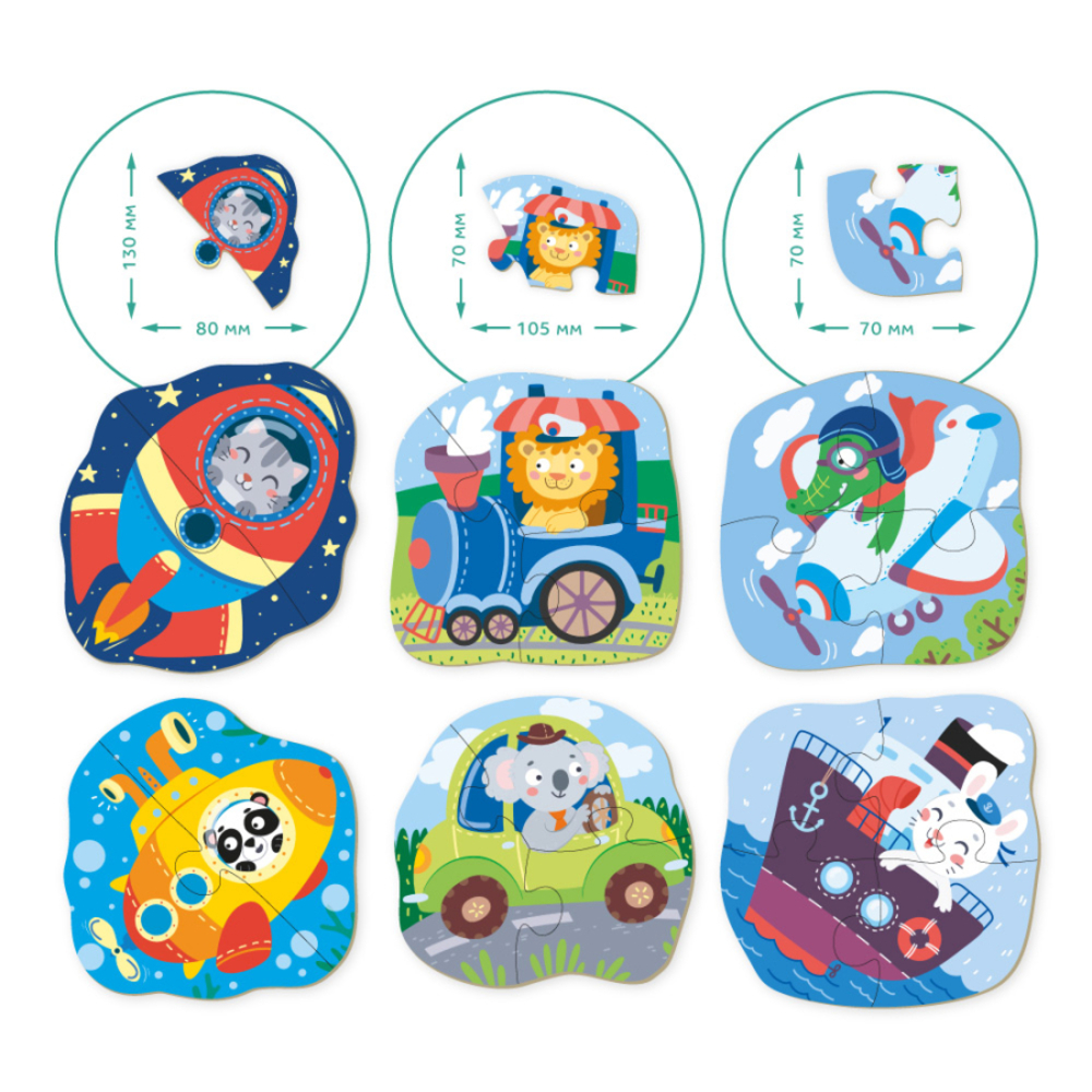 Фото, Відеоогляди пазл dodo транспорт