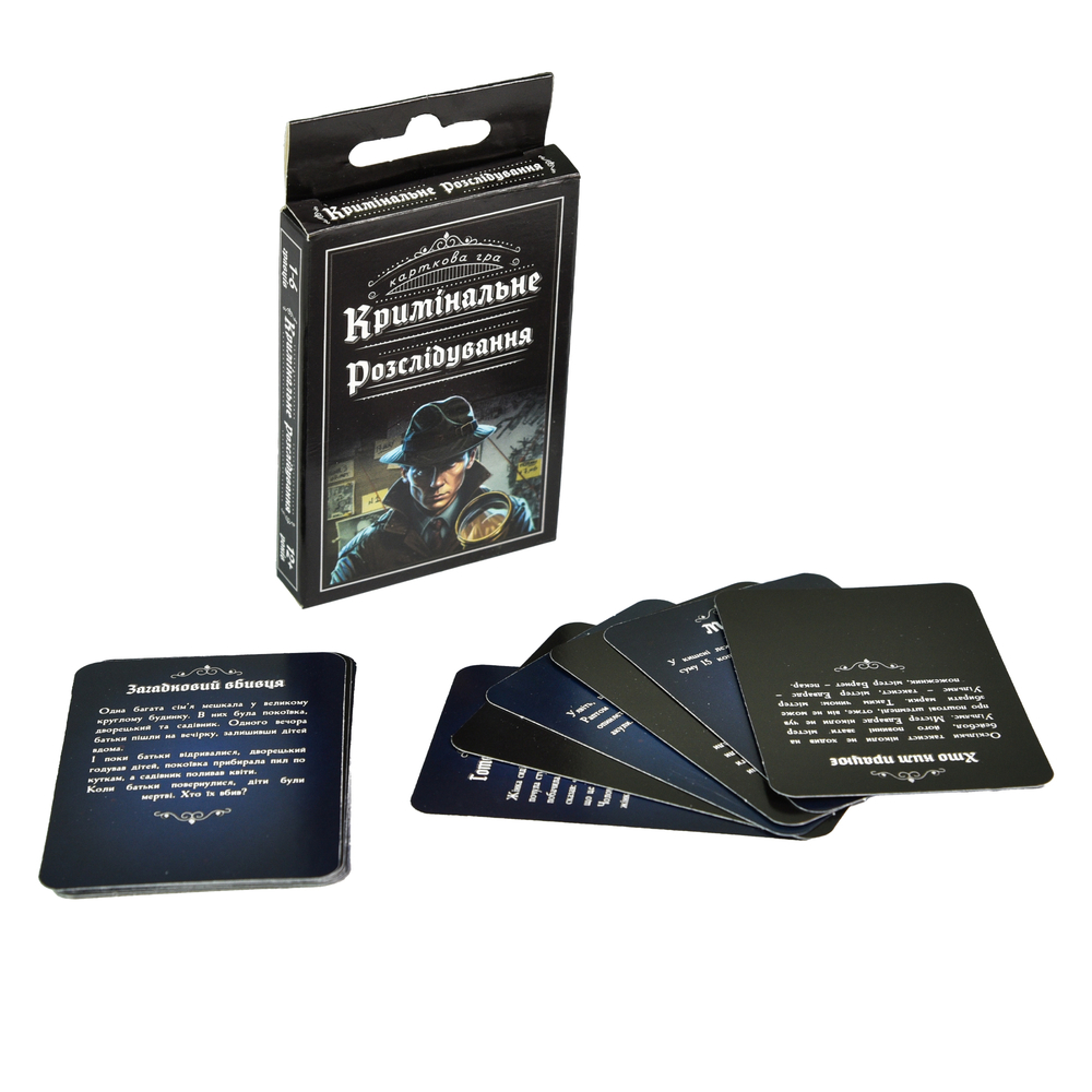 Фото, Відеоогляди карткова гра strateg кримінальне розслідування розважальна українською мовою (30418)