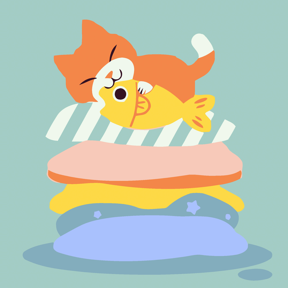 Фото, Видеообзоры картина за номерами strateg кіт на подушці з ласощами розміром 20х20 см (hh7076)