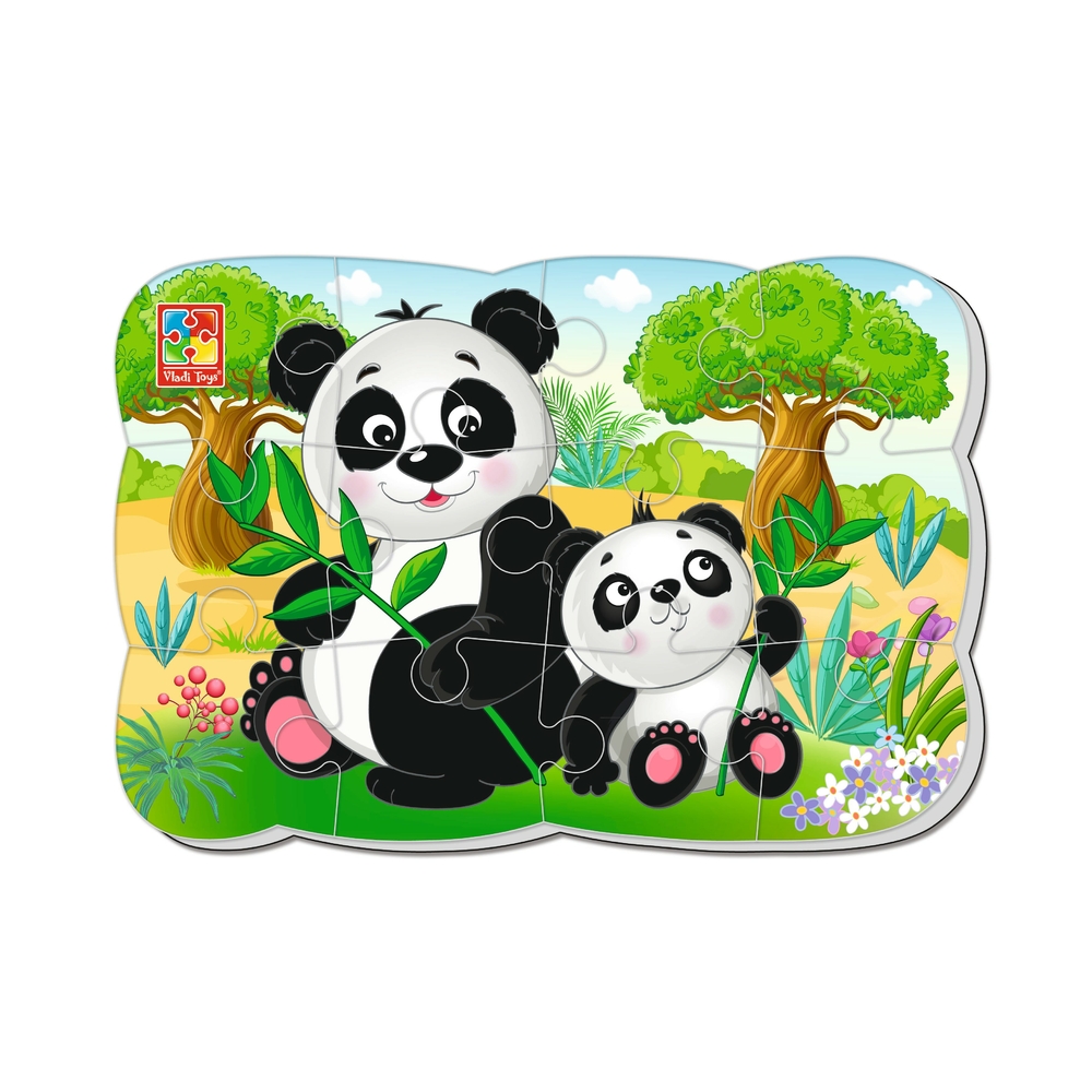 Фото, Видеообзоры пазли на магнітіа5 "пандочки" vt3205-80