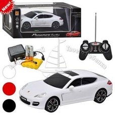 Машина 866-1806 B (24шт) р/у, аккум, 1:18, PORSCHE PANAMERA, в кор-ке, 37-16-16см