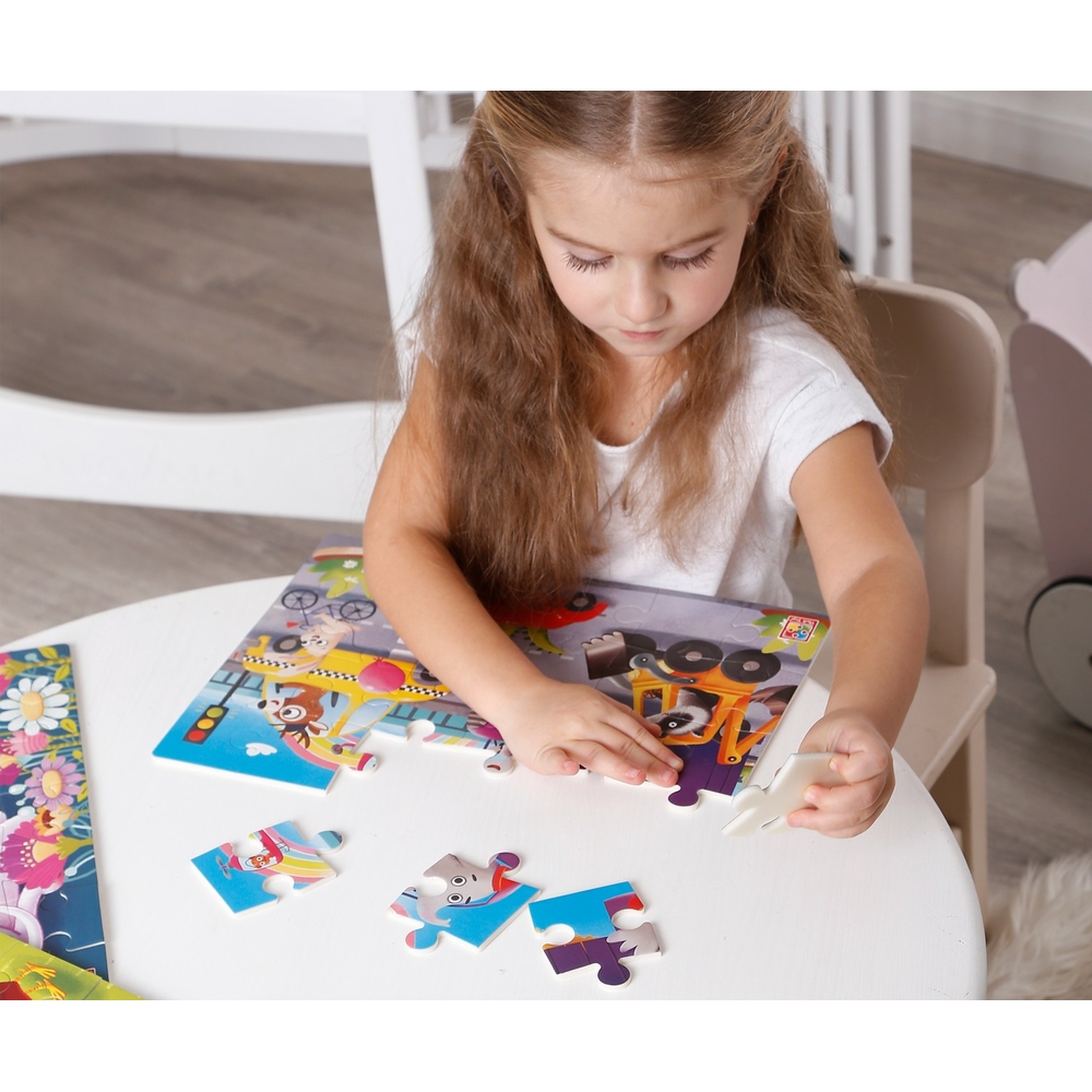 Фото, Відеоогляди м'які пазли а4 «транспорт» vt1102-32