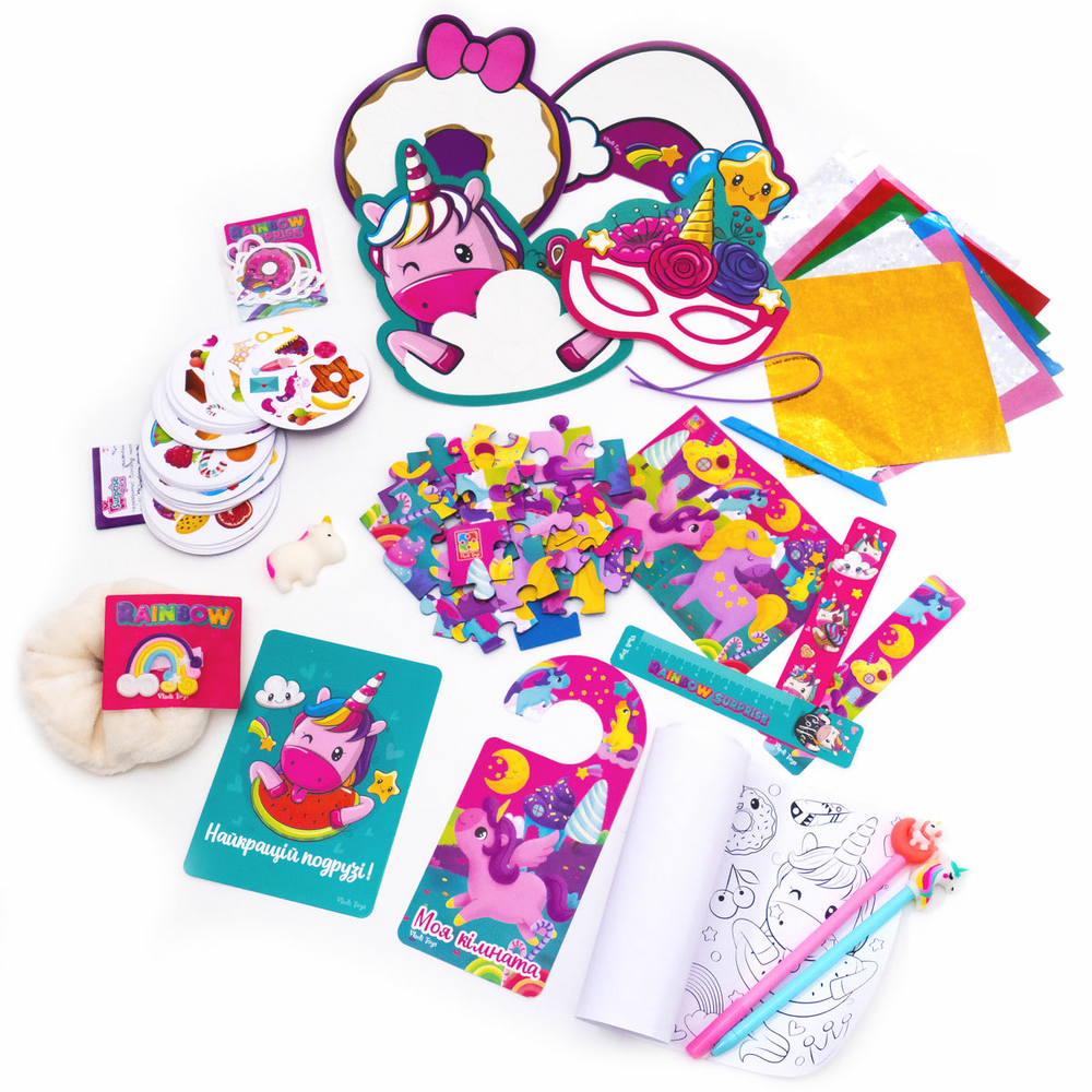 Фото, Видеообзоры набір для творчості vladi toys з сюрпризами «веселка» vt8080-06