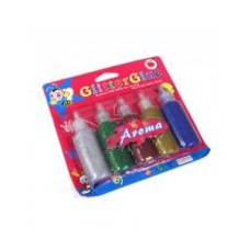 Клей  з блиском .Набір 5 кол. 22 гр Aroma 356028