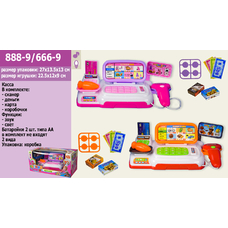Касовий апарат 888 F (12шт) продукти світ звук в коробці 48*18,5*20,5см