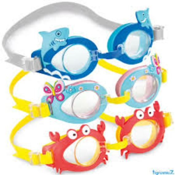 Окуляри для плавання 55610 (12) розмір S, 3-8 років, на листі