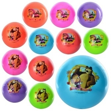М'яч MM 0013 (360шт) ММ, 9 дюймов, 2 вида, 6 цветов, 80г, в кульке, 8-23-1,5см