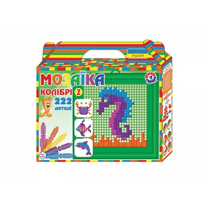 Фото, Відеоогляди іграшка мозаїка "колібрі 2 технок", арт.1097