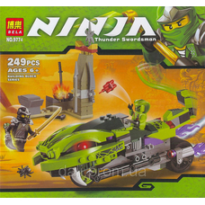 Конструктор Ninja 9774 мотоцикл 249дет.распак.кор.28 * 26 * 4,5 ш.к./96 /
