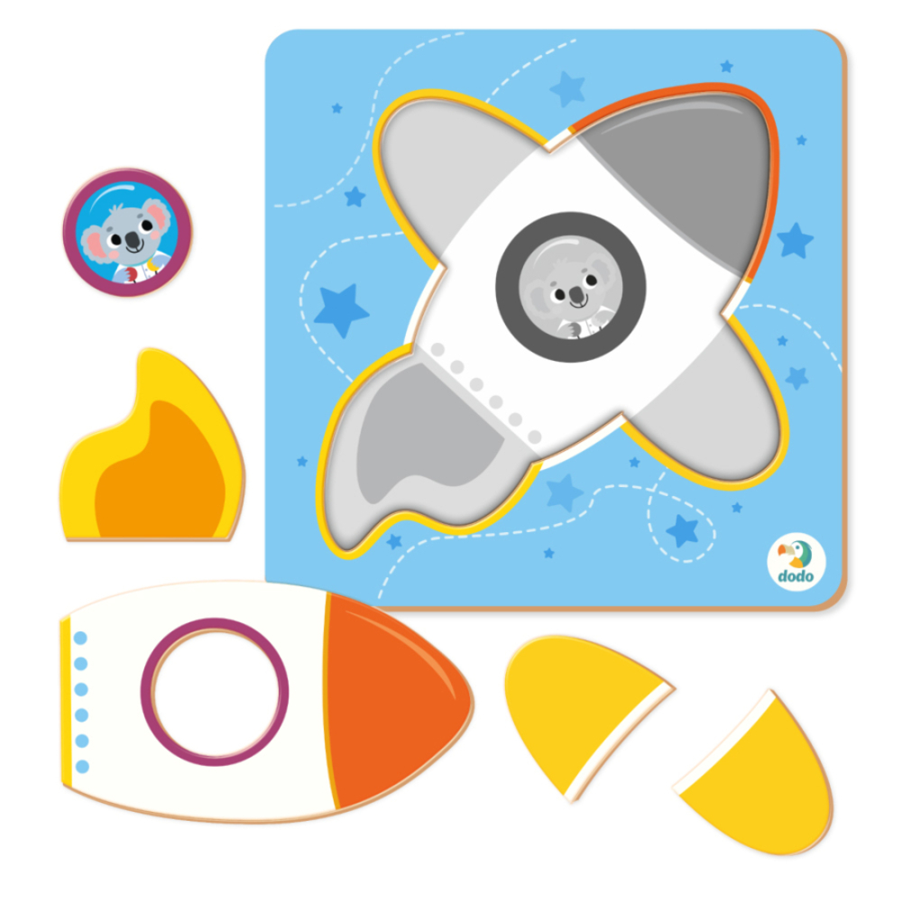 Фото, Видеообзоры пазл-сортер dodo ракета