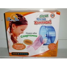 Хом'ячок 88635-1 (24шт) колесо с горкой для хомяка, хомячок, в кор-ке, 25-23-10см