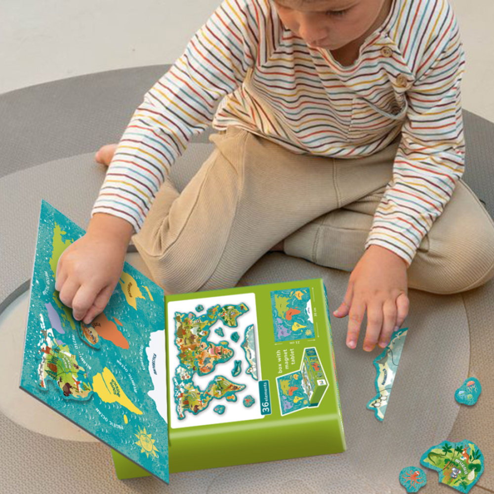 Фото, Видеообзоры розвиваюча гра dodo магнітна мапа світу тварини