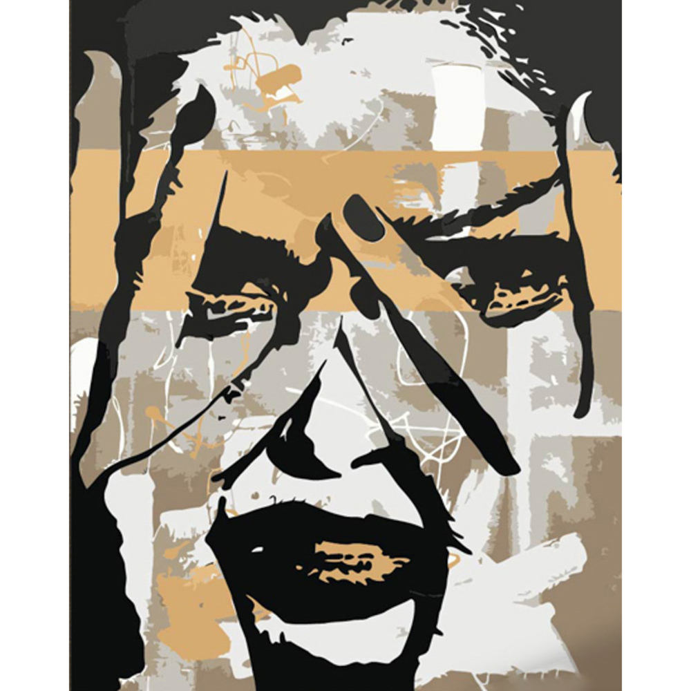 Фото, Відеоогляди картина за номерами strateg преміум дівчина в жовтому світлі з лаком та з рівнем розміром 40х50 см (dy436)