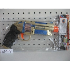 Пістолет AK 798 A (192шт) револьвер, муз, світло, на бат-ке, в кульку, 31-15см