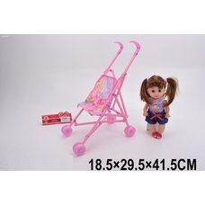 Лялька WD 1886 AB (1855507)(36шт) з коляск в пакеті 41,5*29,5*18,5см