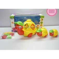 Гра 534004 R/5288 A (24шт) черепаха-сортер, 3 шт, муз, свет, на бат-ке, в кор-ке, 31,5-14,5-16см