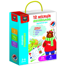 Гра розвиваюча Vladi Toys магнітна. Англійська. 12 місяців VT5411-10