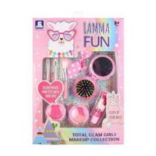 Набір прикрас FT2055G (240) тіні для повік, рум'яна, пензлик, помада, лак, браслет, в коробці