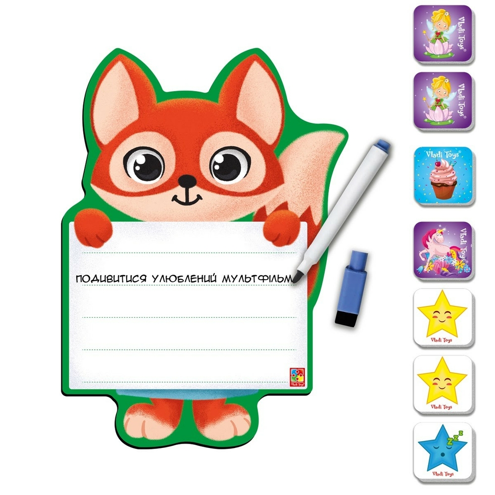 Фото, Відеоогляди магнітна дошка «лисиця» vt3601-21