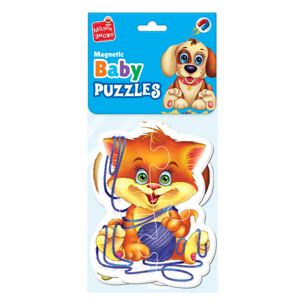 Фото, Відеоогляди гра розвиваюча vladi toys магнітні бейбі пазли. домашні улюбленці vt3208-19