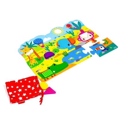 Фото, Відеоогляди пазли «fisher-price. maxi puzzle & wooden pieces» vt1100-01