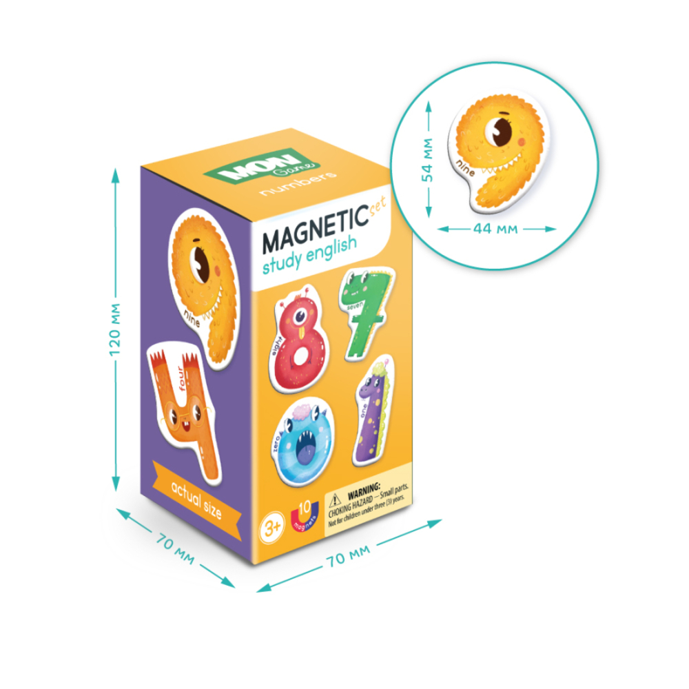 Фото, Видеообзоры набір магнітів dodo цифри