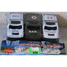 Машинка 729 ABC (576шт) инер-я, 3 вида, спецтехника, в кульке, 11-5,5-4,5см