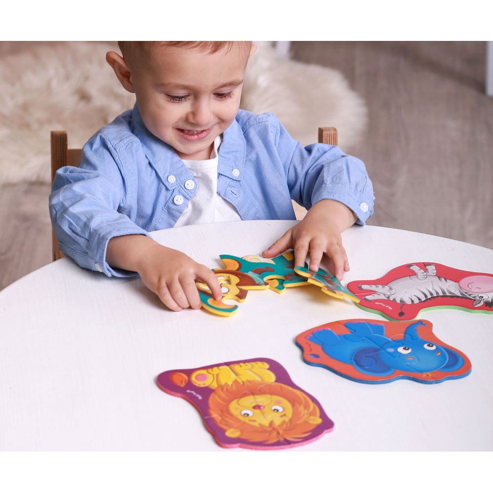 Фото, Видеообзоры бебі пазли «дитинчата. зоопарк» vt1106-88