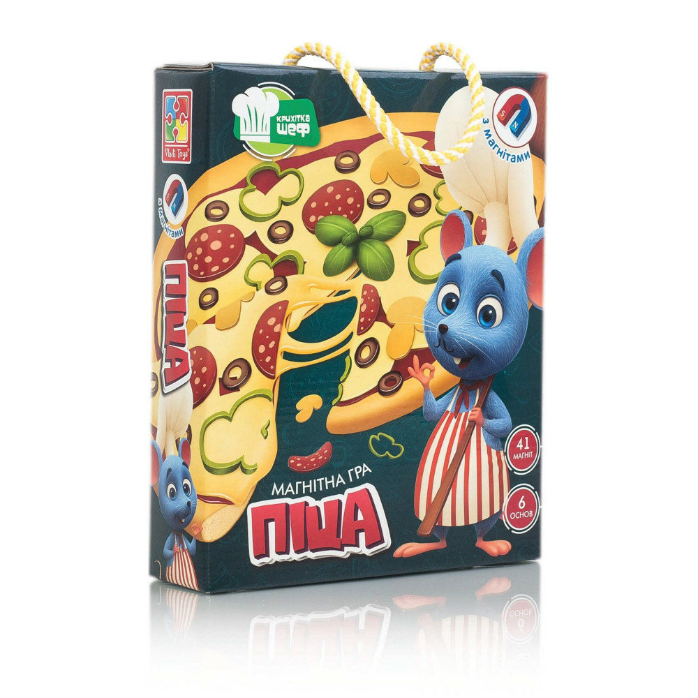Фото, Відеоогляди гра магнітна «піца» vt3004-02