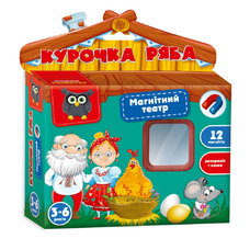 Гра настільна Vladi Toys магнітний театр Академія розвитку "Курочка Ряба" VT3206-31