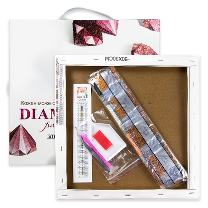 Фото, Видеообзоры алмазна мозаїка strateg преміум їжачок у листі 30х40 см hx038