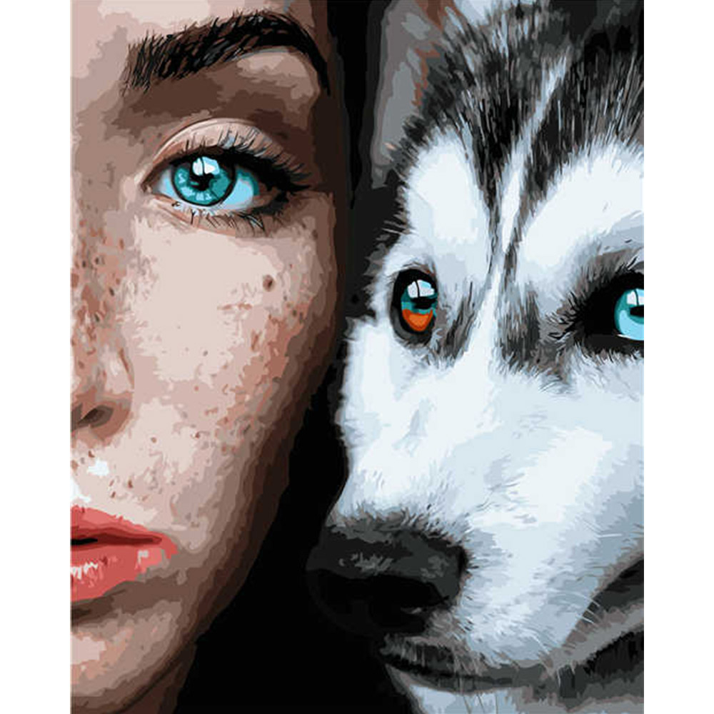 Фото, Видеообзоры картина за номерами strateg преміум погляди з лаком розміром 40х50 см va-2650